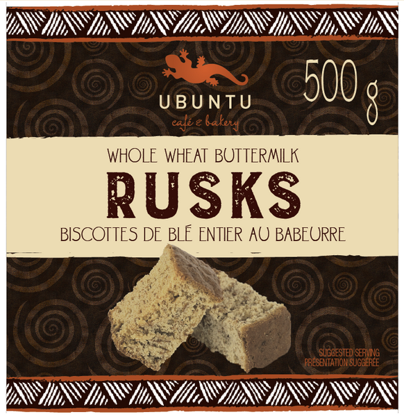 Whole wheat rusks 500g
